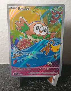 Rowlet, Litten & Popplio First Partner Illustration Collection Promo Set Pokemon - Image 2