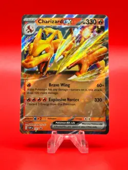 Charizard ex 161 Sv: Scarlet & Violet Promo Pokemon Cards Holo LP - Image 1