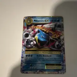 Pokemon M Blastoise EX Ultra Rare Holo 220 HP 22/108 Evolutions Card - Image 1