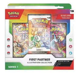 Pokemon TCG: First Partner Illustration Collection Series 1 Factory Sealed Box - Image 1