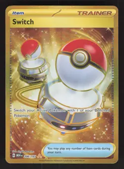 Switch 206/165 Pokemon TCG SV: Scarlet & Violet 151 NM/VLP - Image 1