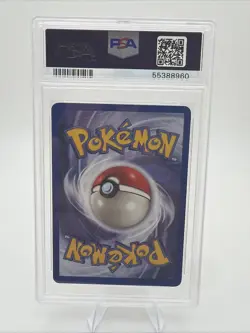 First Edition 2000 Pokemon Rocket 35/82 Dark Flareon PSA Mint 9 CRACK IN SLAB - Image 3