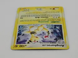 Pokemon TCG Ampharos Card Secret Wonders 1/132 Holo Rare LP Condition - Image 4