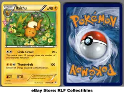2016 Pokemon, Generations Radiant Collection, #RC9/RC32 Raichu, Common - Image 1