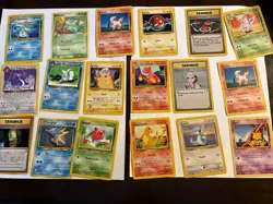 Lot of vintage Pokemon. With Base set 1 cards - Image 1