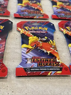 Pokemon Scarlet & Violet Destined Rivals Lot 6 Sleeved Booster Packs English TCG - Image 3