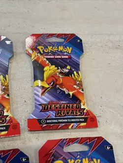 Pokemon Scarlet & Violet Destined Rivals Lot 6 Sleeved Booster Packs English TCG - Image 5