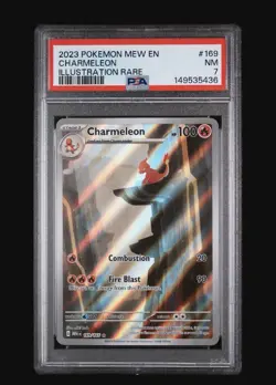 Pokemon Charmeleon 169/165 Scarlet & Violet 151 Illustration Rare Holo PSA 7 - Image 1