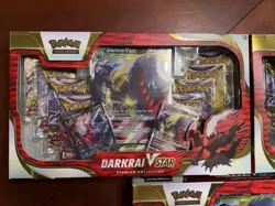 Pokemon Darkrai VSTAR Premium Collection Boxes - Lot of 3 Boxes - Image 2