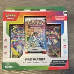 Pokemon TCG First Partner Illustration Collection Series 1 Promo Box English - Image 1