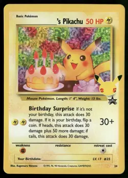 ______'s Pikachu Celebrations: Classic Collection 24/53 Pokemon TCG - Image 1