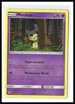 Pokemon TCG - Mimikyu (96) SM - Cosmic Eclipse #96/236 - Near Mint or Better - Image 1