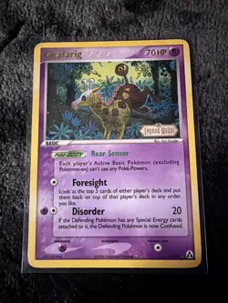 Pokemon Holo Girafarig 16/92 Stamped Legend Maker Reverse Holo - Image 1