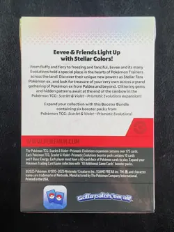 2025 Pokemon TCG Prismatic Evolutions Scarlet & Violet Sealed Booster Bundle Box - Image 2