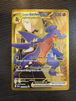 Pokemon TCG Destined Rivals Cynthia's Garchomp EX 241/182 NM - Image 3
