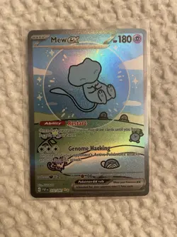 Pokemon Mew ex SV: Paldean Fates Special Illustration Rare 232/091 Holo EX - Image 1