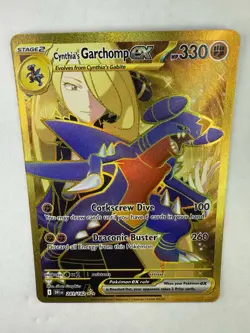 Pokemon TCG Destined Rivals Cynthia's Garchomp EX 241/182 - Image 3