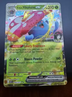 Erika's Vileplume EX 003/217 Double Rare Pokemon Ascended Heroes - Image 1