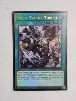 Yu-Gi-Oh [x1] Triple Tactics Thrust [x1] CH01-EN030 M/NM - Image 1