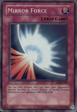 Mirror Force Unl Ed Super Rare DB2-EN081 Yu-Gi-Oh! - Image 1