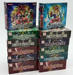 Lot of (12) Yu-Gi-Oh! TCG Assorted Empty Display Boxes Unlimited & 1st Ed - Image 1