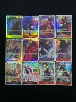 2025 One Piece S-Chinese Sanji Gecko Moria Monkey D. Luffy SR Holo Lot*12 LU57 - Image 1