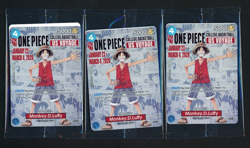 Lot (7) One Piece Promo College Basketball US Voyage #P-055 Monkey D. Luffy - Image 2