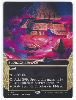 Eldrazi Temple | Boderless | NM | MTG | Rare | 0014 | EOS - Edge of Eternities - Image 1