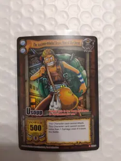 Bandai One Piece CCG Card Usopp The Anxious-minded Brave Man Of The Ocean Holo - Image 2