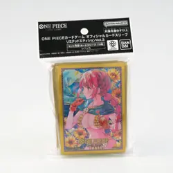 One Piece Card Game Official Sleeves Rebecca Vol 3 Limited Edition 70ct NEW - Image 1