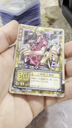 One Piece Cardgame EX Booster3 Prism CS-T02 Usopp & Sanji Bandai 2003 Japan - Image 2