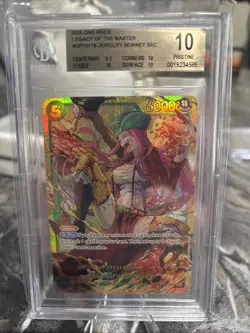 One Piece CCG BGS 10 pristine Jewelry Bonney #OP12-118 - Image 1
