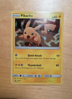 Pikachu SM227 - Sun & Moon Promo Pokemon Card - NM - Image 1