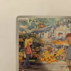 Pikachu 173/165 Scarlet & Violet 151 Illustration Rare Holo Pokemon Card NM/M - Image 2