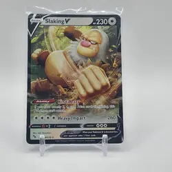 Slaking V - 058/078 - Ultra Rare - Pokemon GO - Pokemon Card - NM/M - Image 1