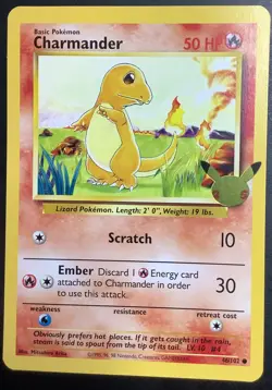 Pokemon TCG Celebrations Charmander Card #46/102 Jumbo/Oversized - Image 1