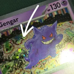 WHOLE SWIRL 🌀💫 Gengar 094/165 151 Club Cosmos Holo Nintendo Pokemon Card - Image 1