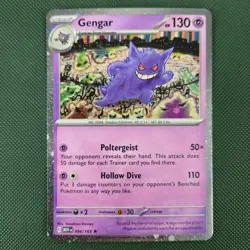 WHOLE SWIRL 🌀💫 Gengar 094/165 151 Club Cosmos Holo Nintendo Pokemon Card - Image 2