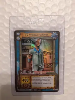 Bandai One Piece CCG Card Lt. Ironfist Fullbody Holo The Quest Begins Vintage - Image 1