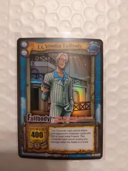Bandai One Piece CCG Card Lt. Ironfist Fullbody Holo The Quest Begins Vintage - Image 2