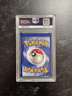 PSA Base Set Bulbasaur Set 44/102 Miscut Error Pokemon Card RARE - Image 2