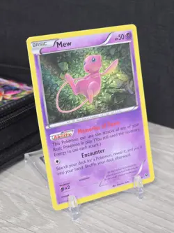 Pokemon Card TCG Mew 29/124 Fates Collide 2015 Holo Rare NM - Image 1