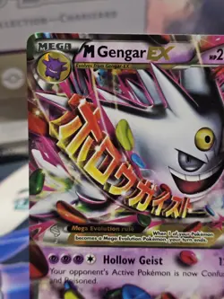 Pokemon Card - M Gengar EX XY166 Black Star Promo Holo Rare - NM/EX - Image 2