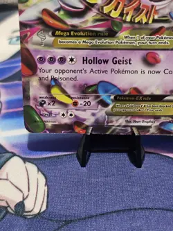 Pokemon Card - M Gengar EX XY166 Black Star Promo Holo Rare - NM/EX - Image 5