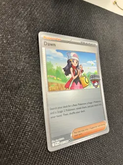 Pokemon TCG Reverse Holo Dawn Regional Championship Staff Card - Image 2