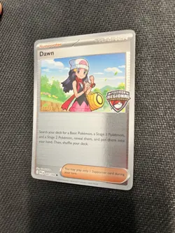 Pokemon TCG Reverse Holo Dawn Regional Championship Staff Card - Image 3