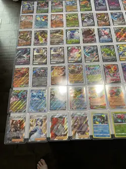 Pokemon Card Lot 95 OFFICIAL TCG Cards. EX’s, VMax, V’s, Holo, Trainer, etc… - Image 5