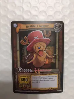 Bandai One Piece CCG Card Beatific Chopper Holo The Quest Begins Vintage 2005 - Image 2