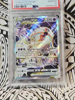 Deoxys VSTAR GG46 Crown Zenith Holo Card PSA 10 Gem Mint (085) Free Shipping - Image 1