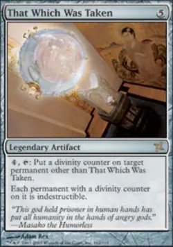 1 x That Which Was Taken - Betrayers of Kamigawa - Heavy Play - MTG - Image 1